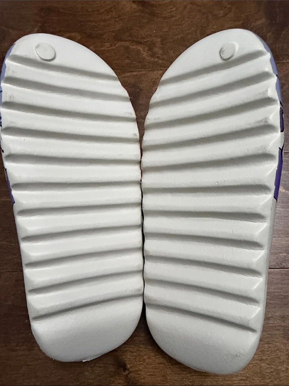 Cream Slide Sandals with KAWS Graphics